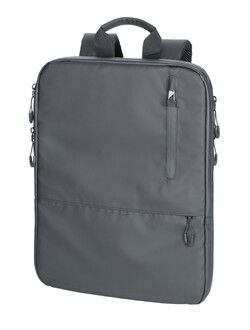 Laptop backpack „TROIKA BLACK EXPANDABLE“