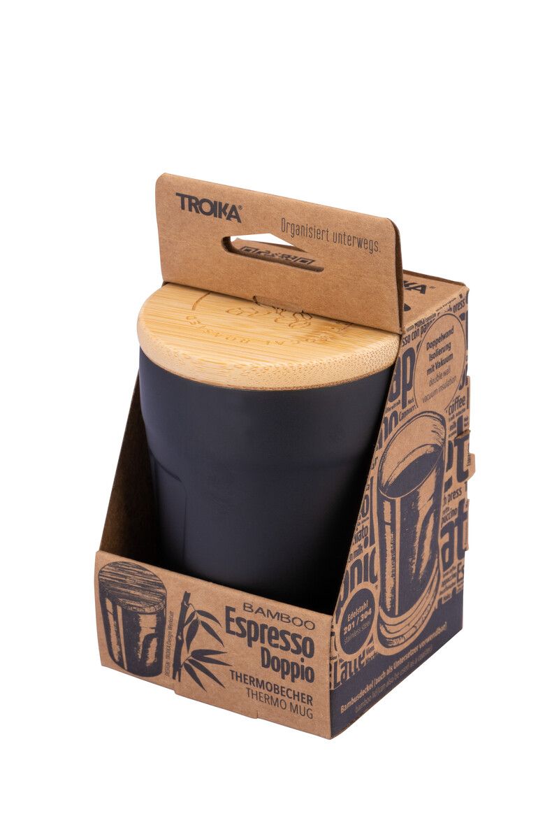 Troika Travel Thermos Espresso Doppio, Fits Single Serve Coffee Machin 