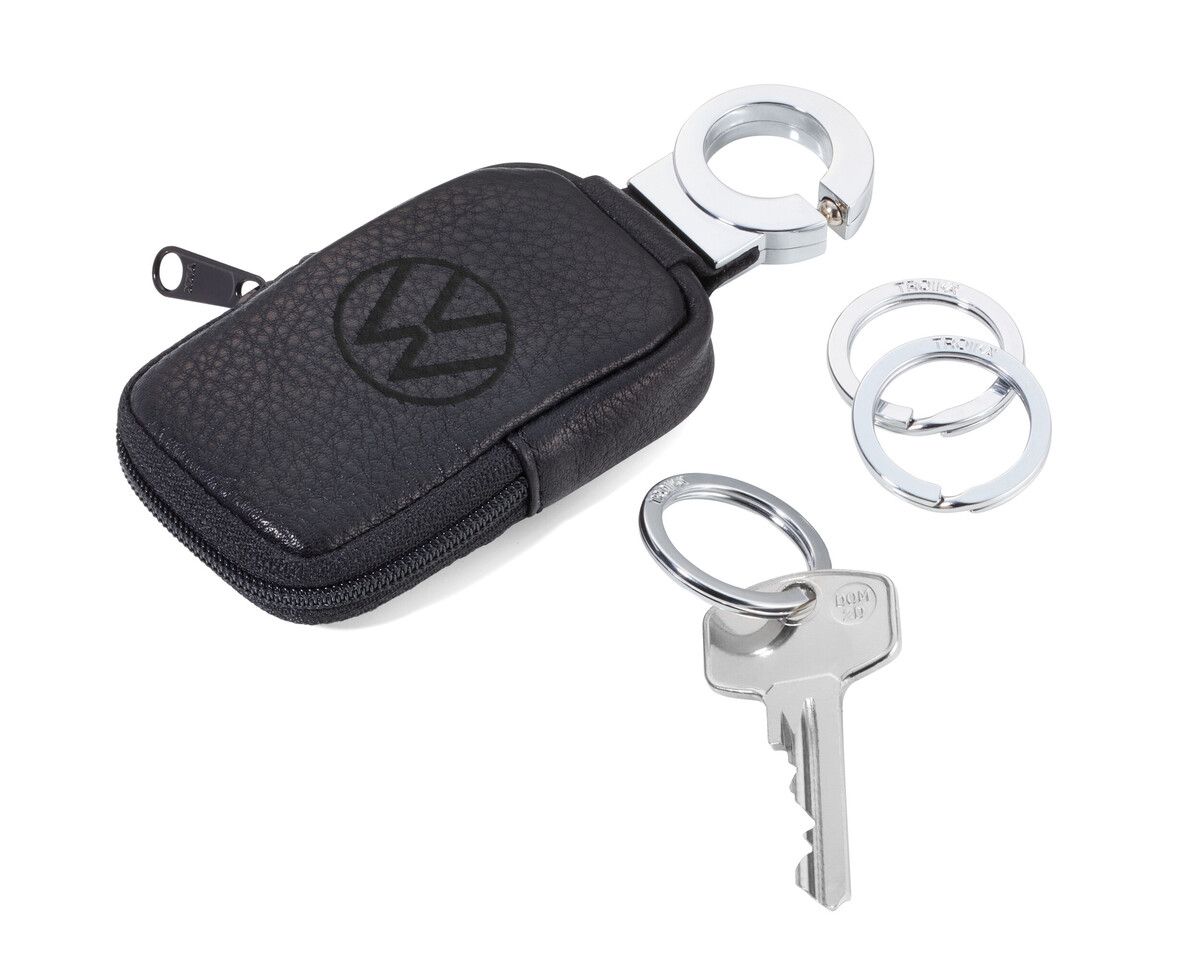 Original VW GTI Schlüsselanhänger Keyring Metall Anhänger silber