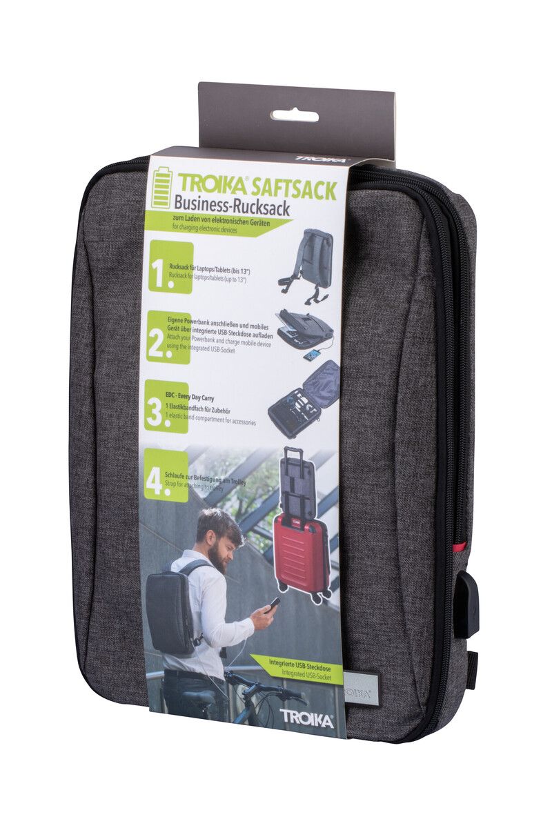 Business-Rucksack, zum Laden elektronischer Geräte | TROIKA 