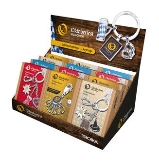 Thekendisplay „CDU OKTOBERFEST KEYRINGS“