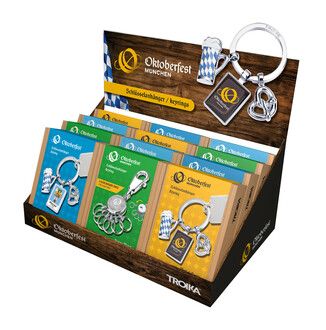 Thekendisplay „CDU OKTOBERFEST KEYRINGS“