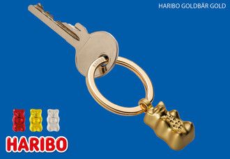 Schlüsselanhänger „HARIBO GOLDBÄR GOLD“